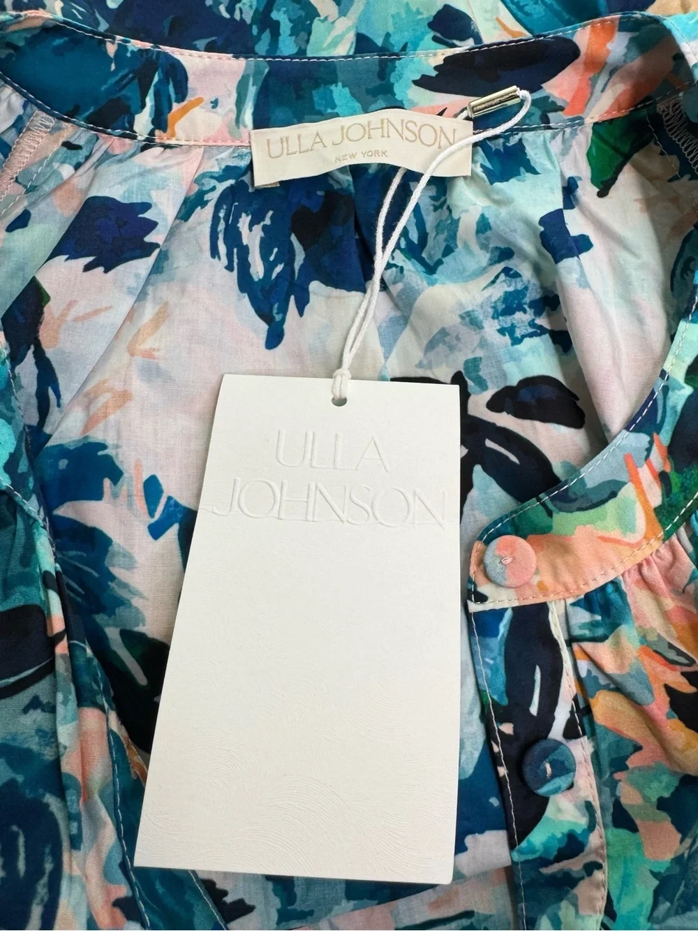 Ulla Johnson Vienne 100% Cotton Blouse